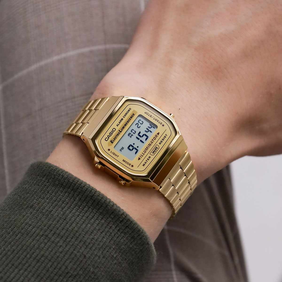 Casio fashion retro vintage a168wg