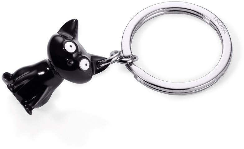 Troika nyckelring med svart katt KR16-22/BK