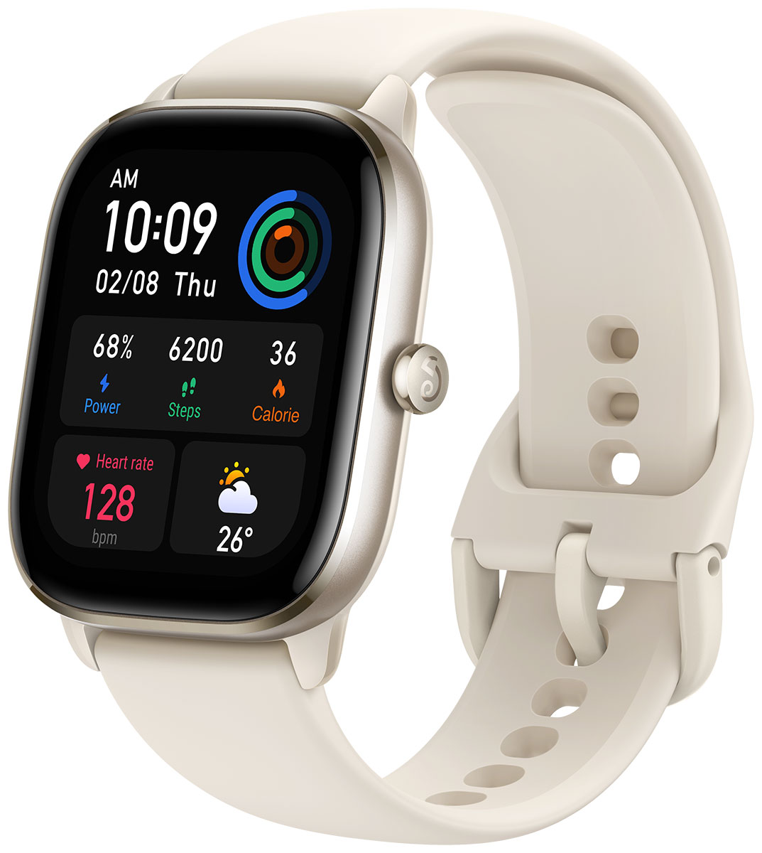 amazfit-gts-4-mini-moonlight-white-w2176ov8n - klockmagasinet.com