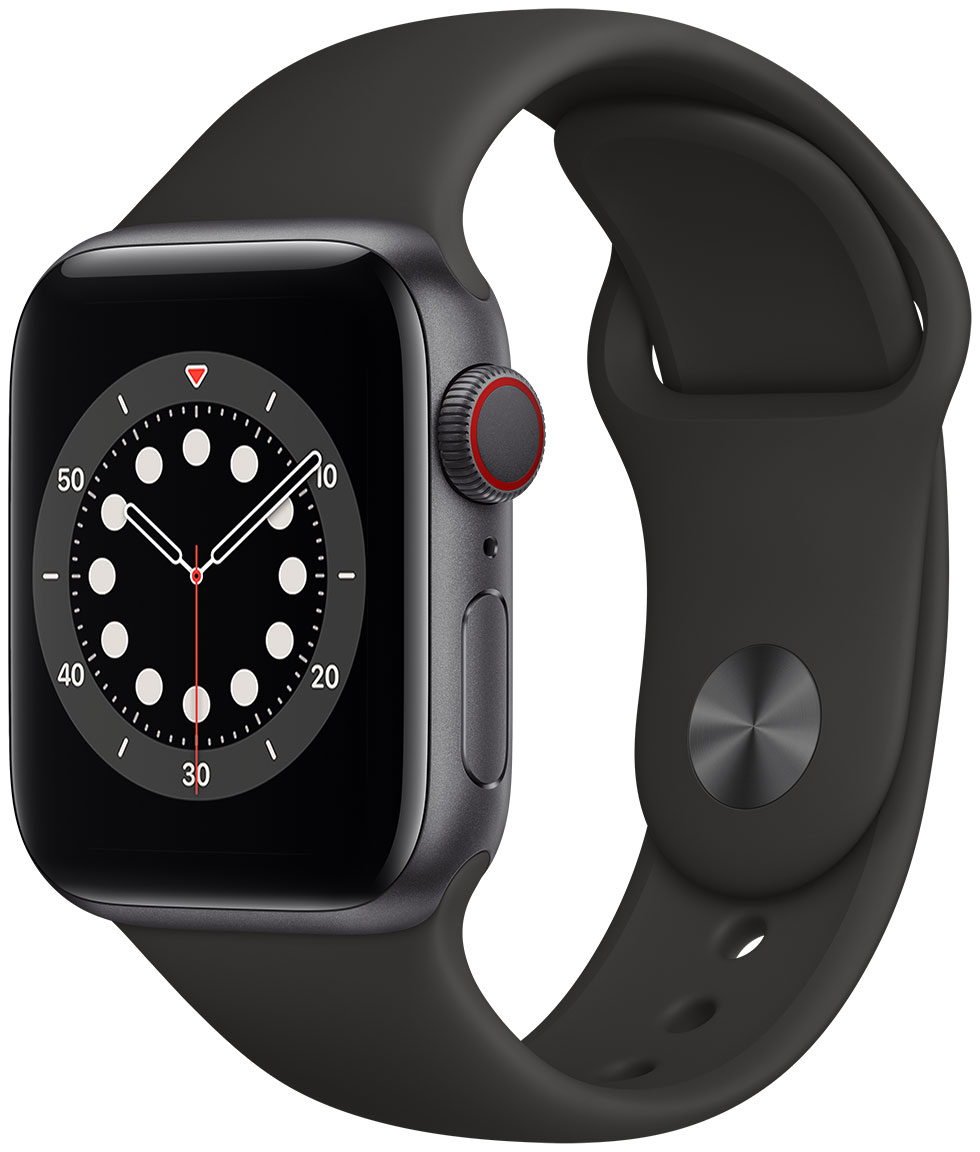 Apple Watch Series 6 40mm GPS Space Gray - スマートフォン/携帯電話