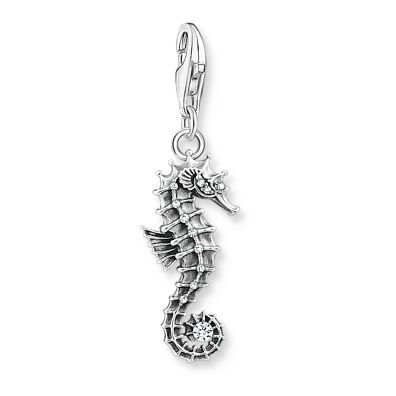 seahorse charms silver