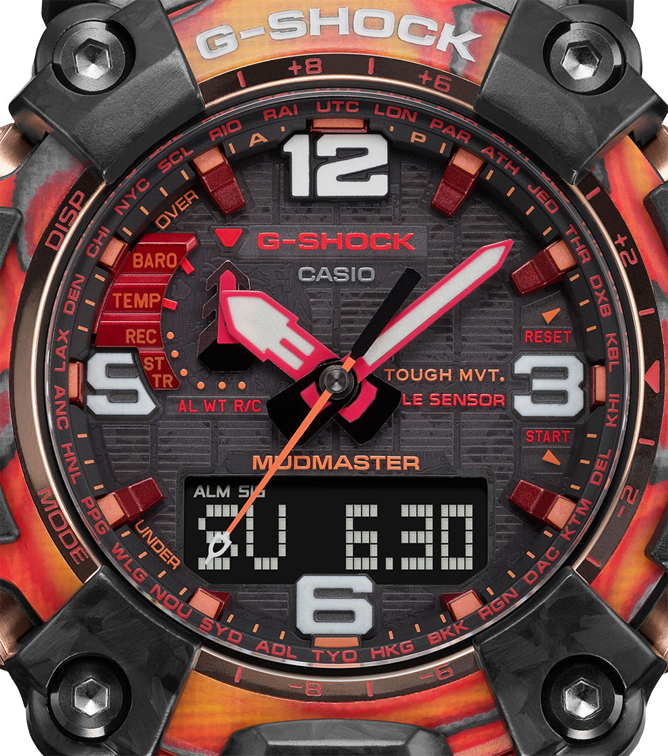 Casio G Shock Master Of G Mudmaster Th Anniversary Flame Red Limited