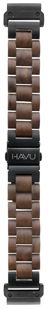 HAVU Garmin QuickFit armband valnöt 22 mm