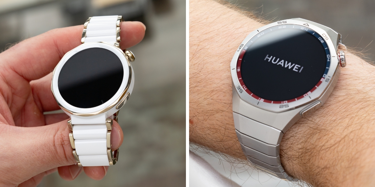 Huawei Watch GT 5 Pro Titanium & White Ceramic -smartklockor