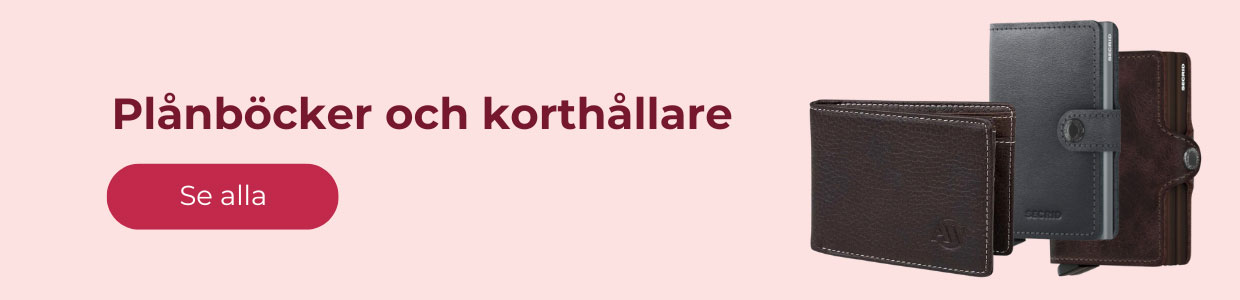 Plånböcker och Korthållare desktop banner